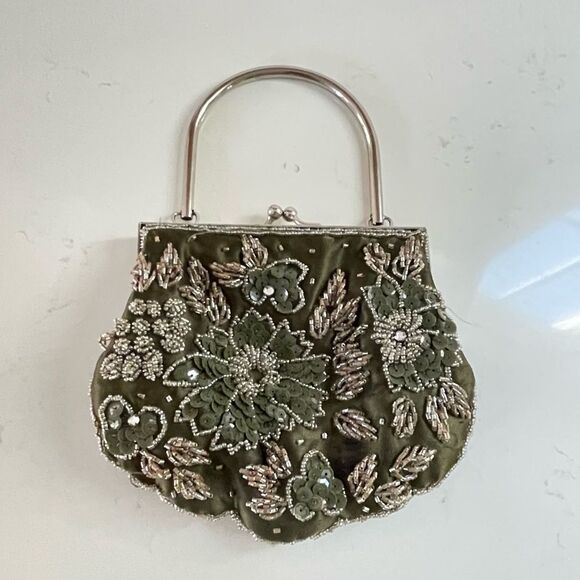 Vintage Beaded evening clutch purse
